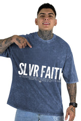 Oversize Sky Azul Slvr Faith