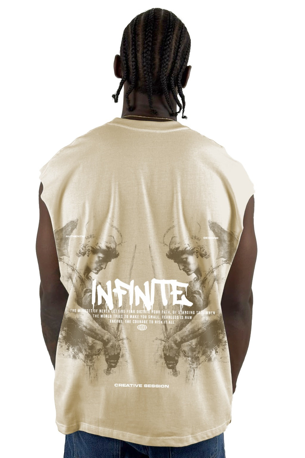 Camisilla Beige Infinite Alto Gramaje