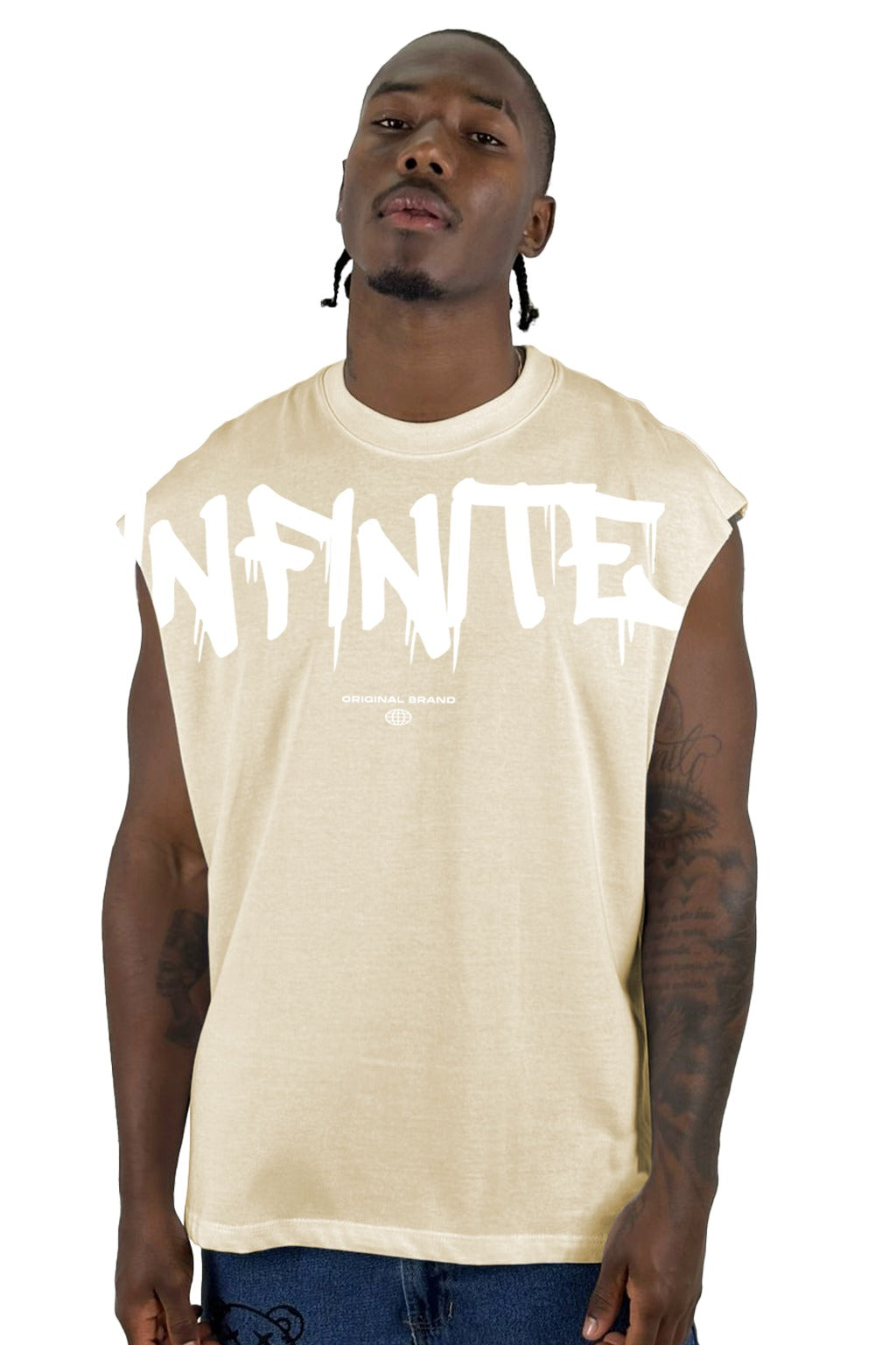 Camisilla Beige Infinite Alto Gramaje