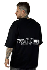 Oversize Negra Touch The  Future Alto Gramaje