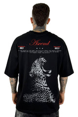 Oversize Negra Ascend Leopardo Alto Gramaje