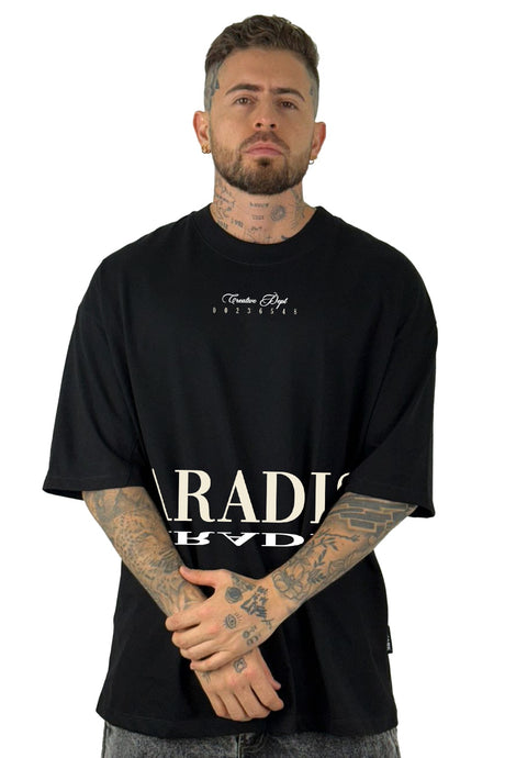 Oversize Negra Paradise Angel Alto Gramaje