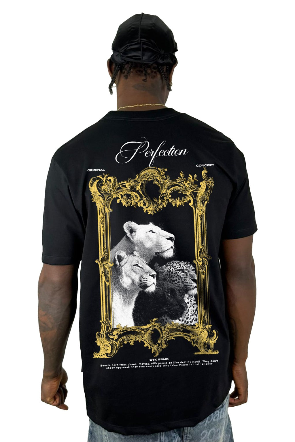 Camiseta Negra Perfection Alto Gramaje