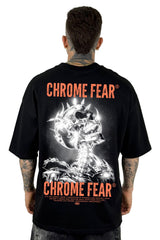 Oversize Negra Chrome Fear Alto Gramaje
