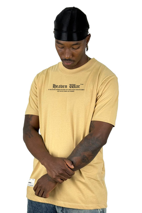Camiseta Beige Heaven War Alto Gramaje