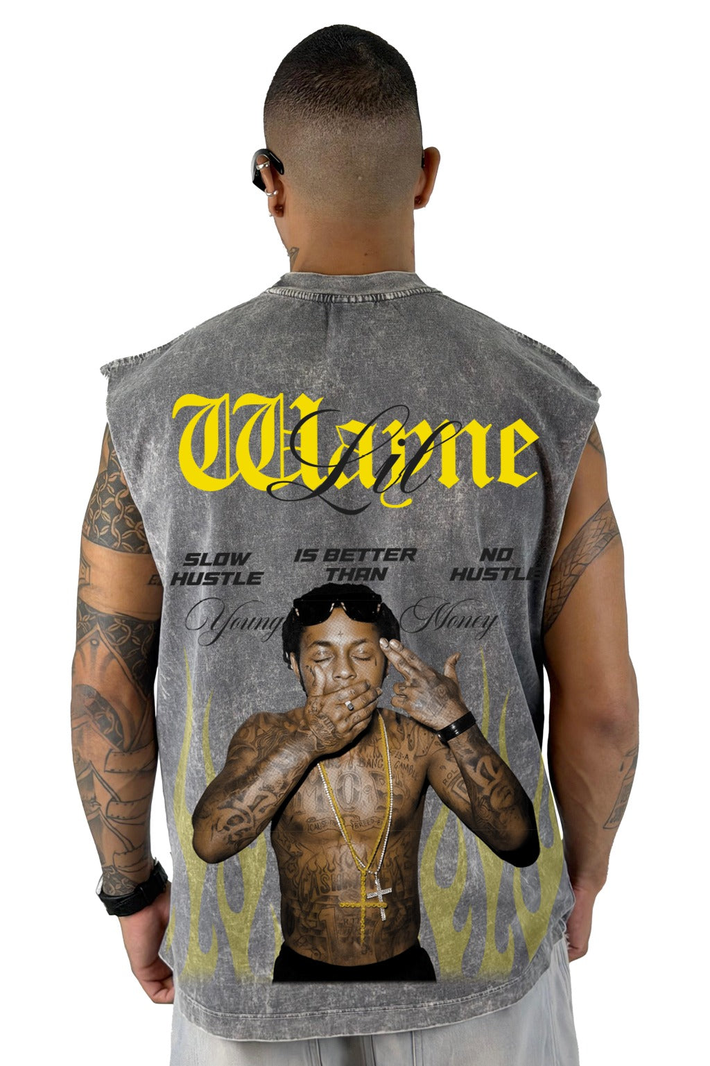 Camisilla sky Gris Wayne