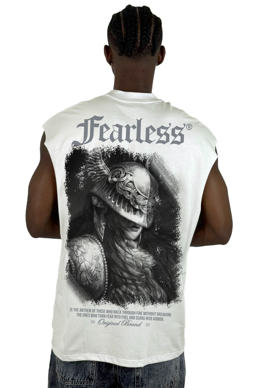 Camisilla crudo FEARLESS  alto gramaje