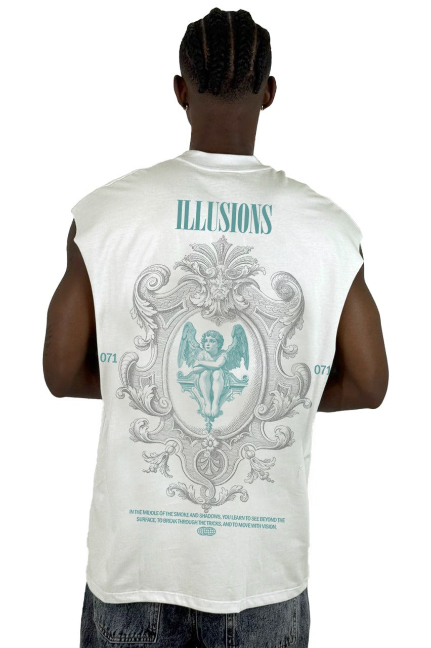Camisilla crudo Illusions Alto Gramaje