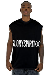 Camisilla negra Glory Spirit alto gramaje