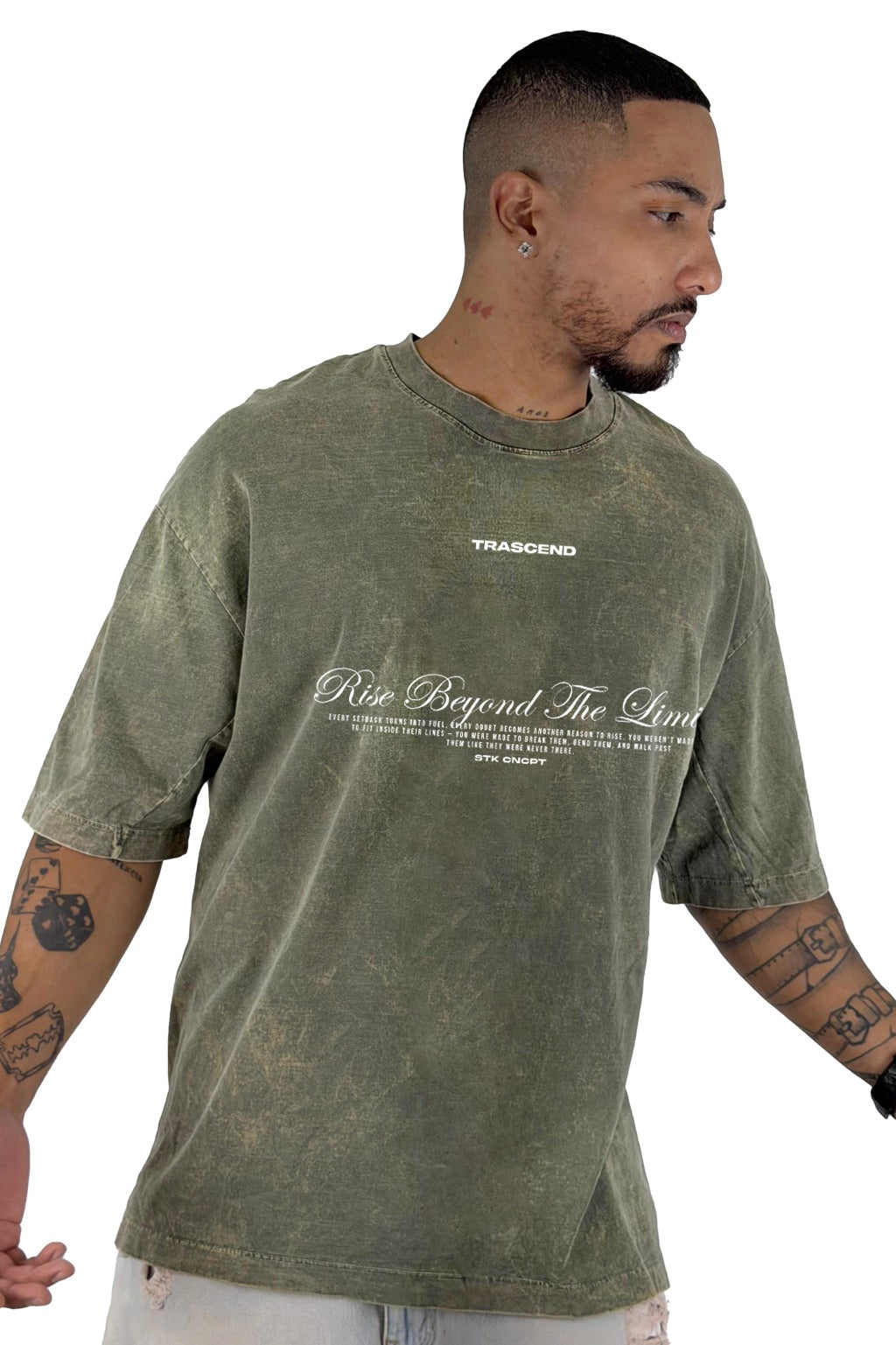 Oversize sky Verde Trascend alto gramaje