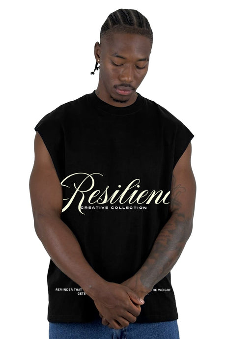 Camisilla Negra Resilience Animal Alto Gramaje