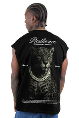 Camisilla Negra Resilience Animal Alto Gramaje