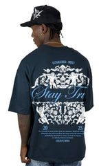 Oversize Azul Oscuro Stay True Alto Gramaje