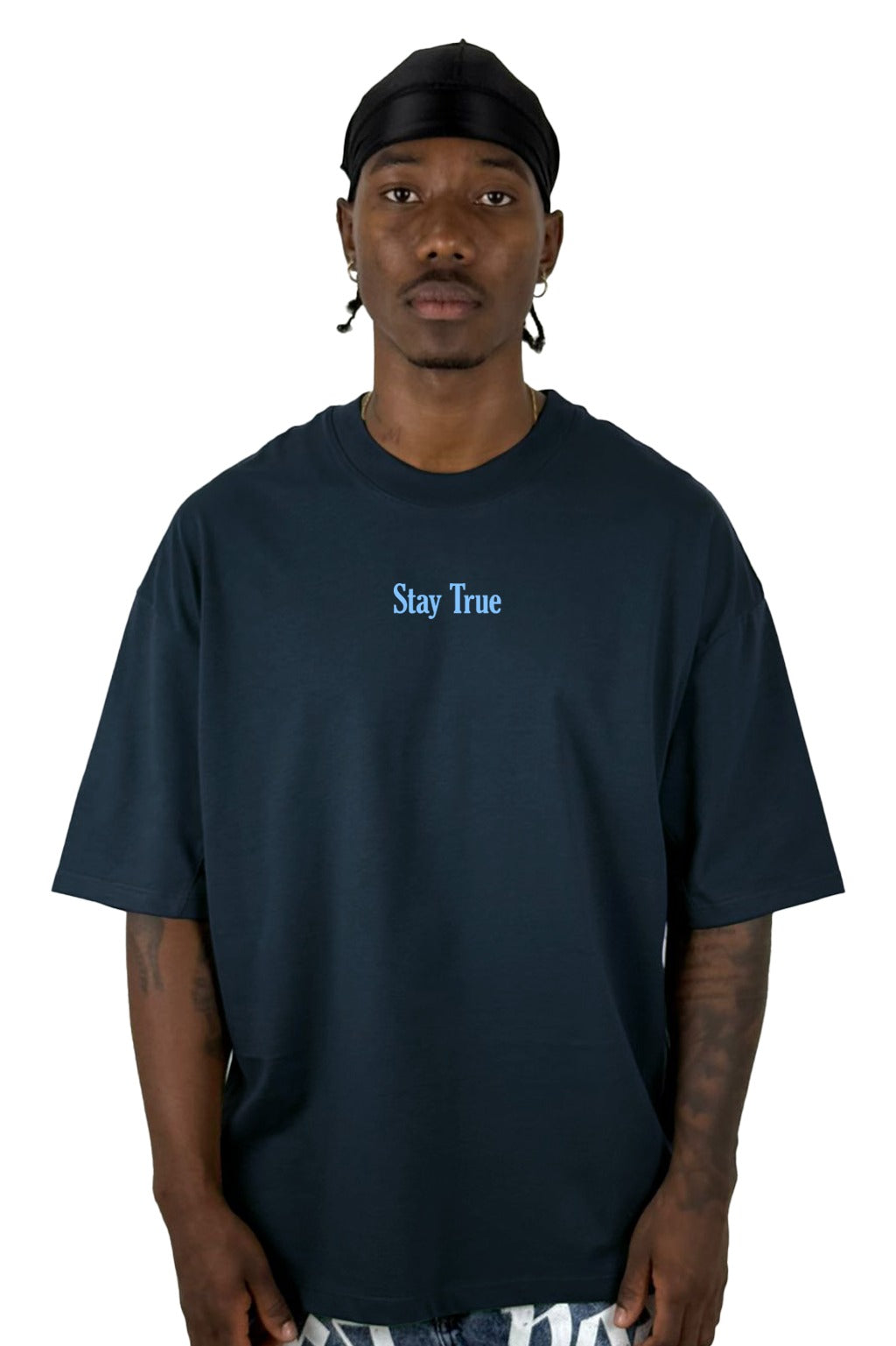 Oversize Azul Oscuro Stay True Alto Gramaje