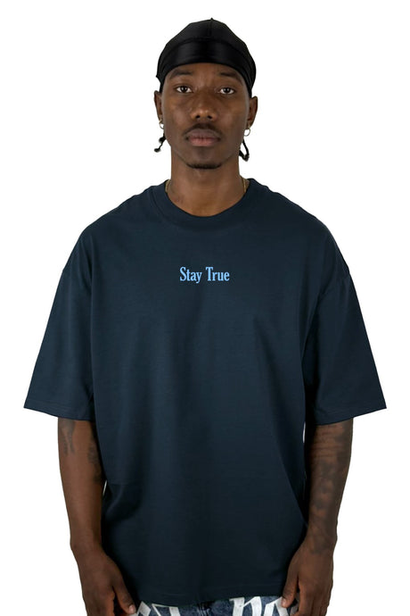 Oversize Azul Oscuro Stay True Alto Gramaje