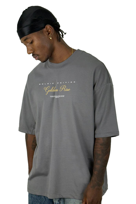 Oversize Gris Golden Rise Alto Gramaje
