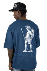 Oversize Azul Oscruro Ancient Grace Alto Gramaje