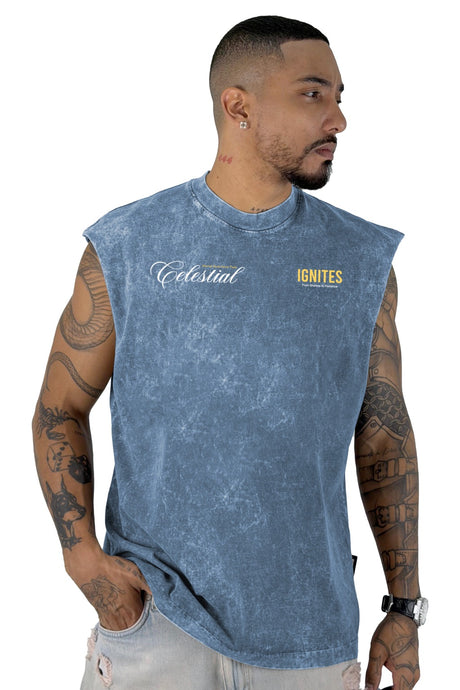 Camisilla Azul Sky Celestial Soul Ignites