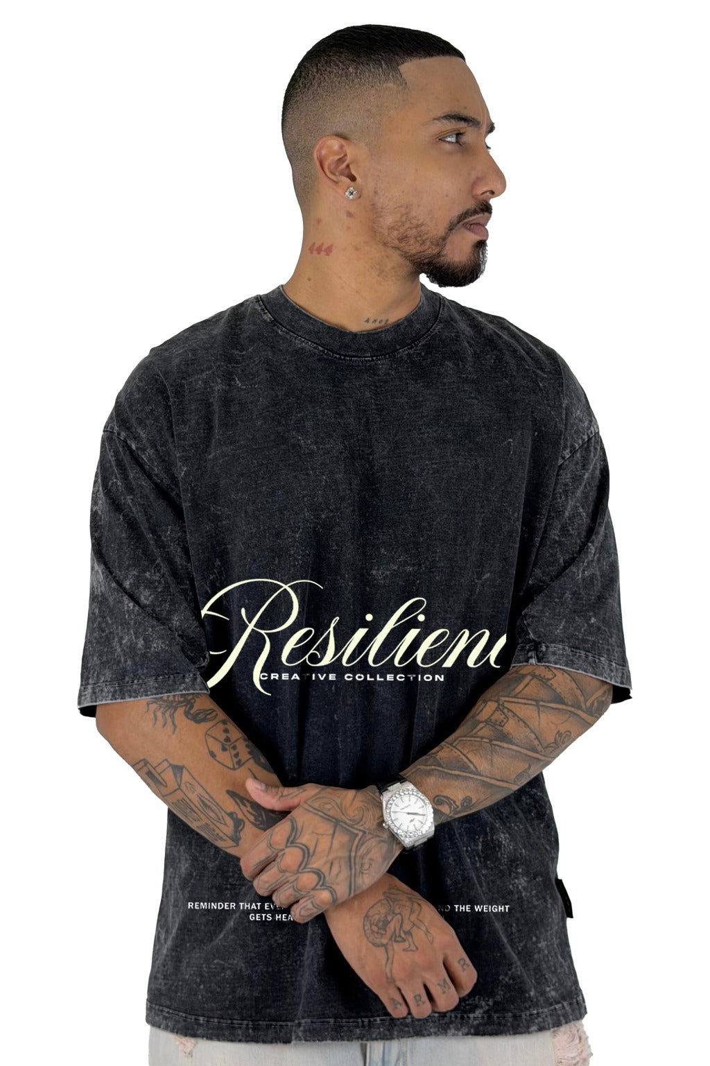 Oversize sky Negra Resilience Leopardo