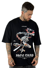 Oversize Negra Iron Trap Alto Gramaje