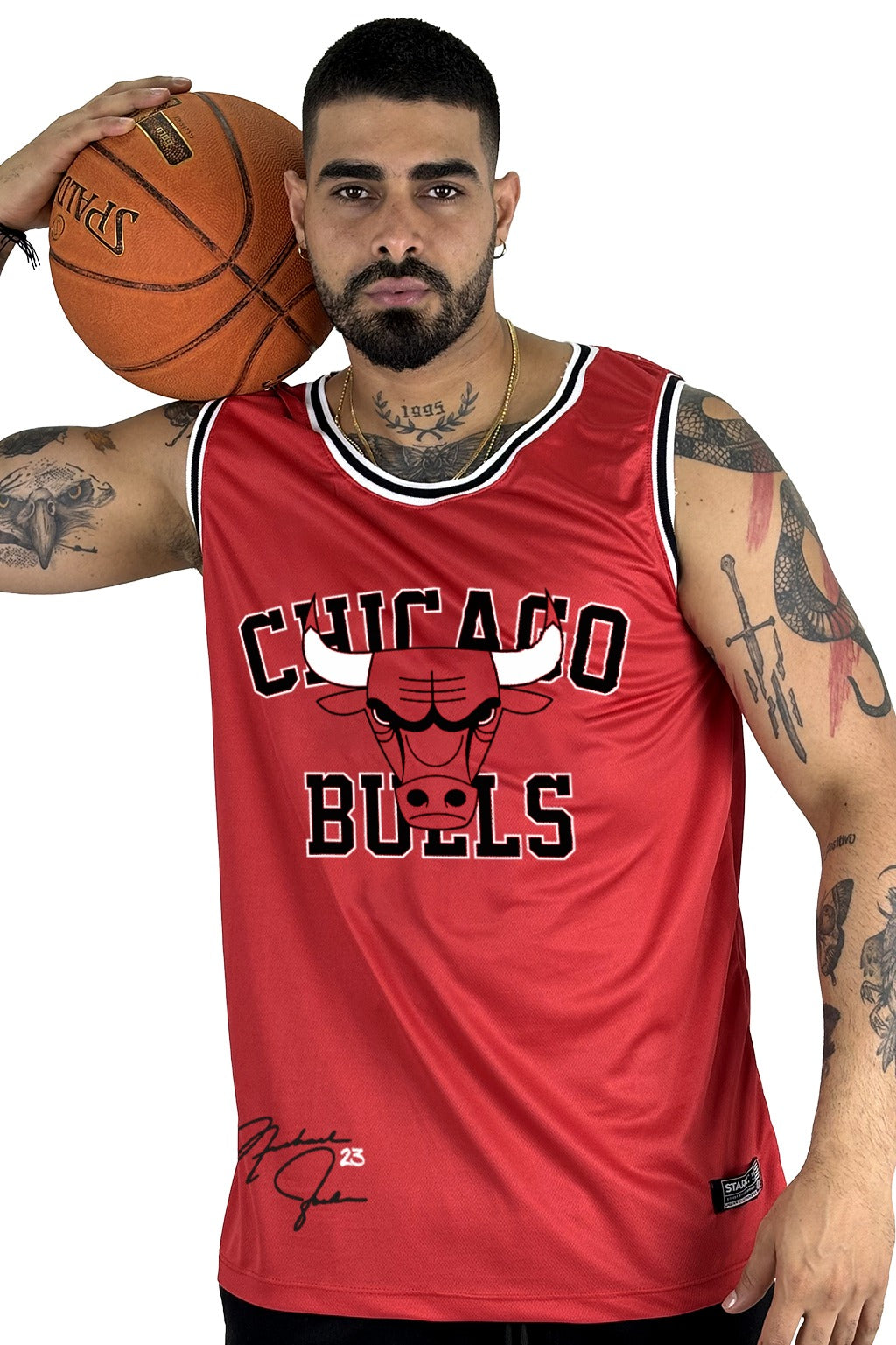 Camisilla Roja Chicago Bulls Toro