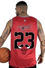 Camisilla Roja Chicago Bulls Toro