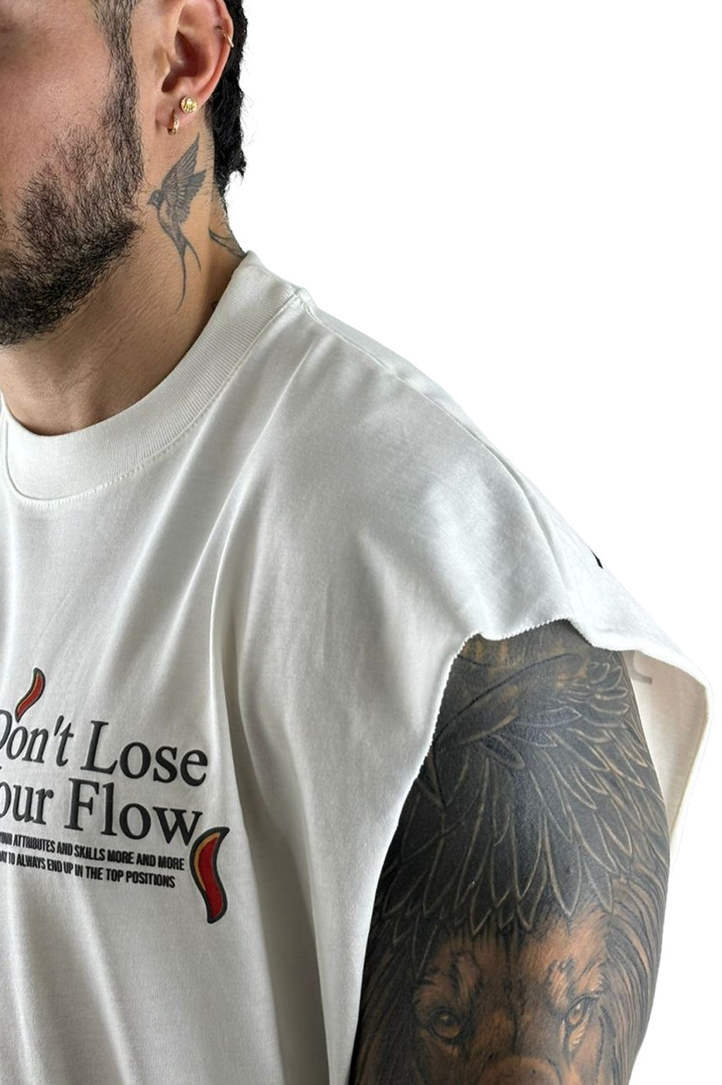 Camisilla Blanca Dont Lose Your  Alto Gramaje