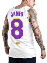 Camisilla Blanca Lakers