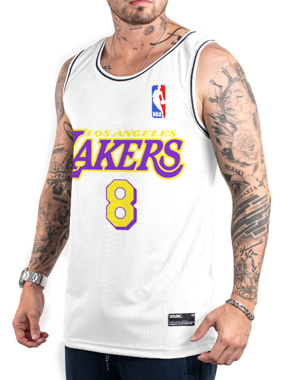 Camisilla Blanca Lakers