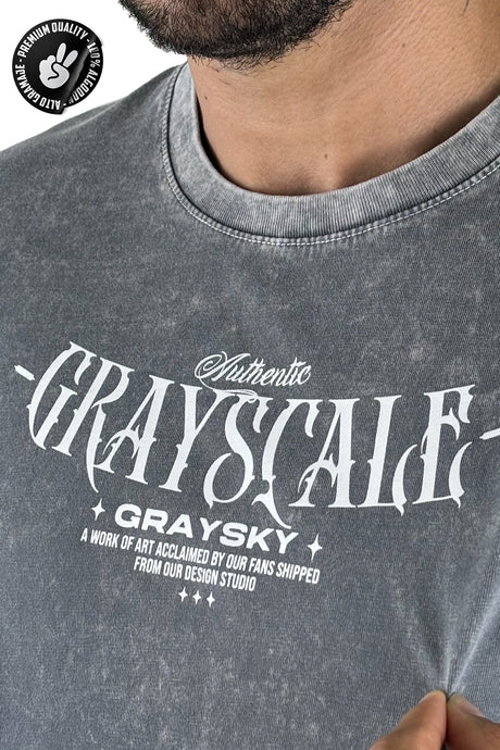 Oversize Gris Graysky Alto Gramaje SKY