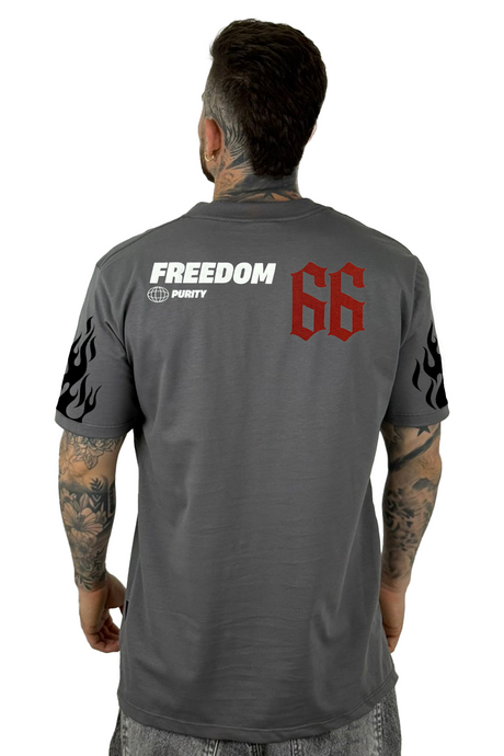 Camiseta Gris plomo Purity Alto Gramaje