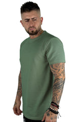 Texturizada Camiseta Verde