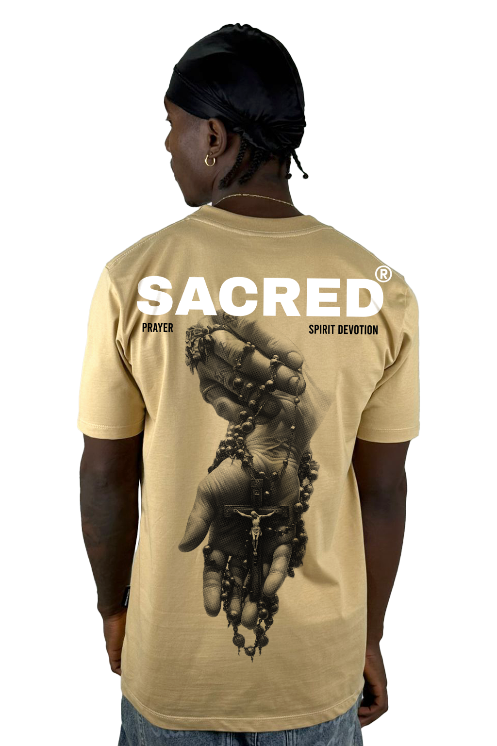 Camiseta Mostaza Sacred 333 Alto Gramaje