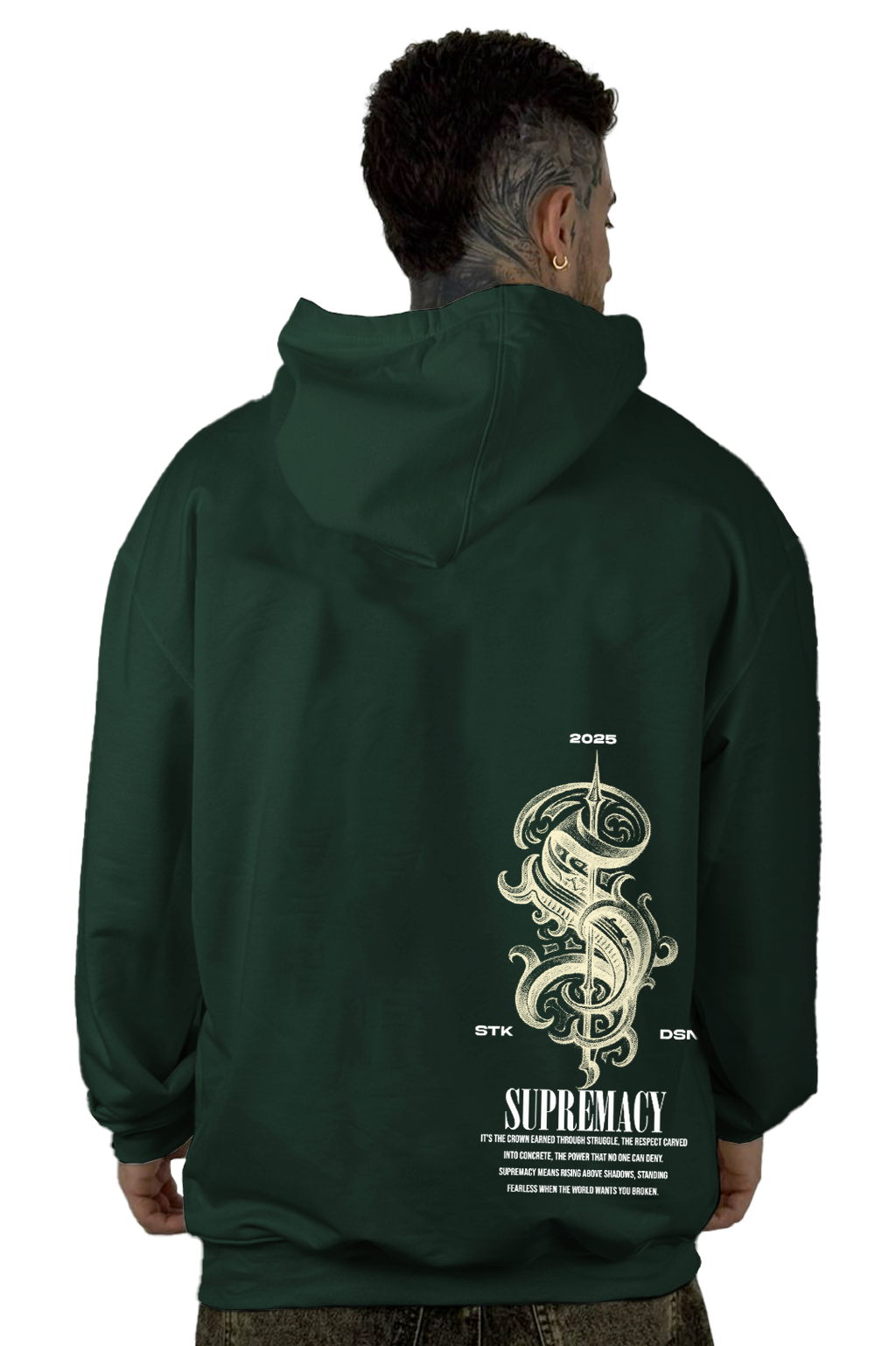 Buzo Capucha Verde Supremacy