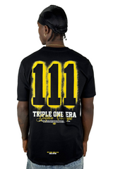 Camiseta Negra Triple One Era Alto Gramaje
