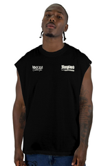 Camisilla Negra Vanguard Con Cristales Alto Gramaje