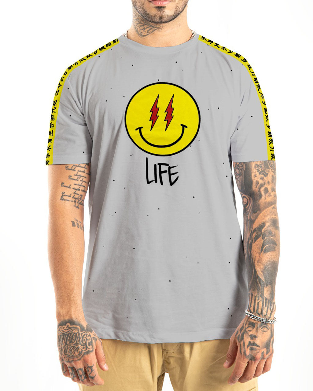 Camiseta Gris Life