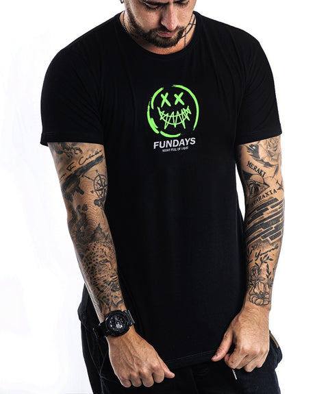 Camiseta negra fundays