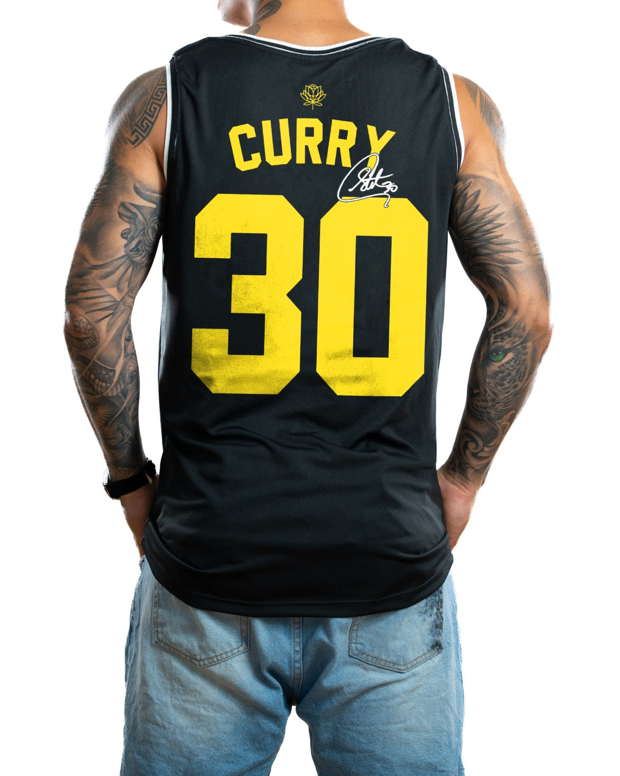 Camisilla Negra Golden State 30