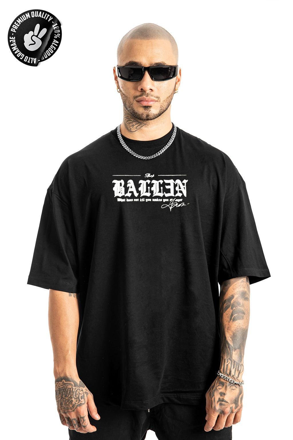 Oversize alto gramaje rap ballen