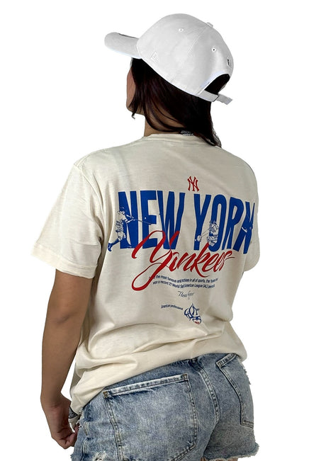 Camiseta CREMA NEW YORK YANKEES