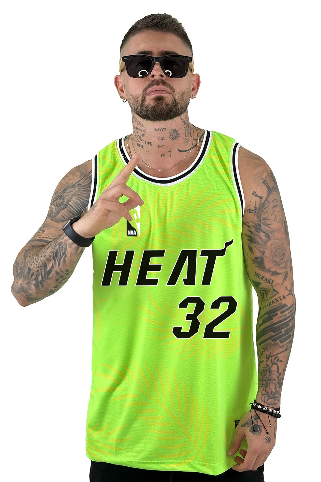 Camisilla verde miami heat 32