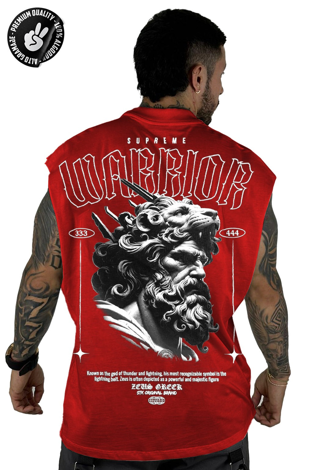 Camisilla Roja Warrior Alto Gramaje