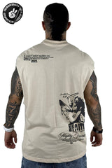 Camisilla Alto Gramaje beige mighty