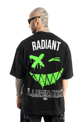Oversize Negra radiant alto gramaje luminessence