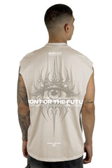Camisilla crema Vision For The Future Alto Gramaje