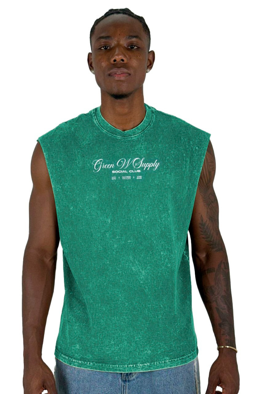 Camisilla Verde Sky Green W Supply