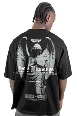 Oversize negra angels guard alto gramaje