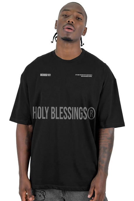 Oversize negra angels guard alto gramaje