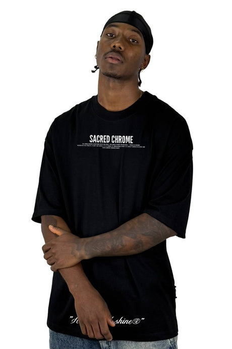 Oversize negra sacred chrome alto Gramaje